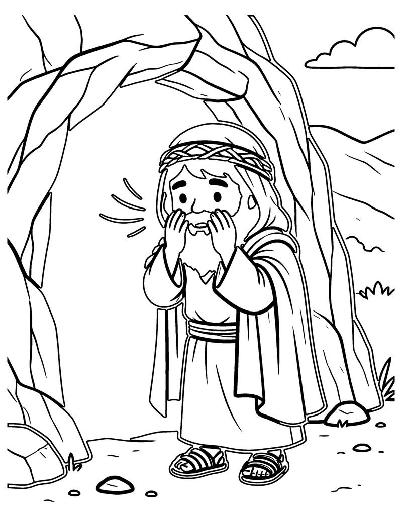 A Gentle Whisper coloring page preview