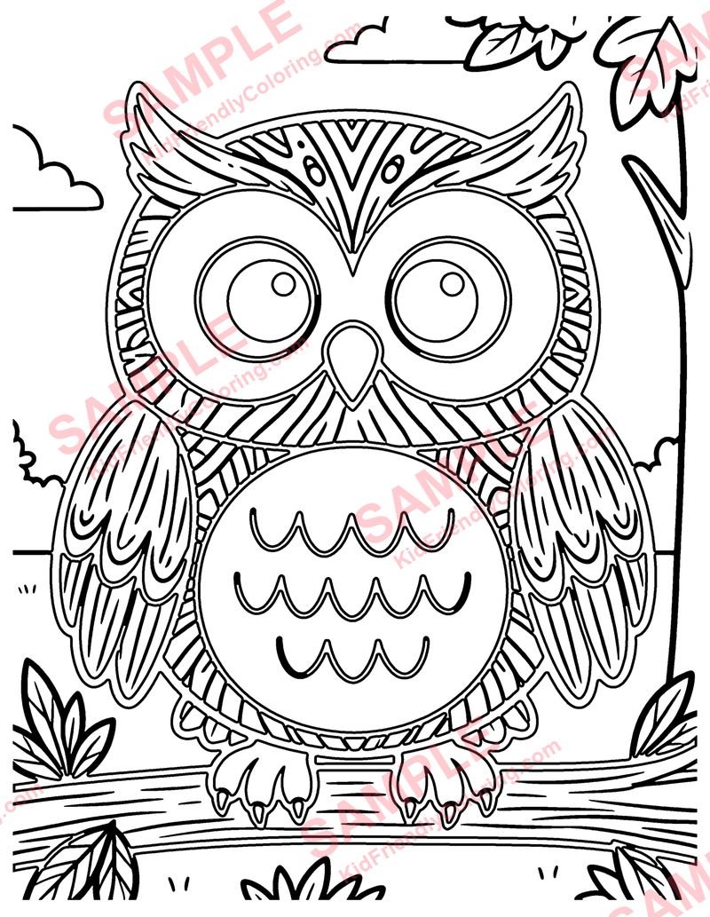 Animal Mandala coloring page preview
