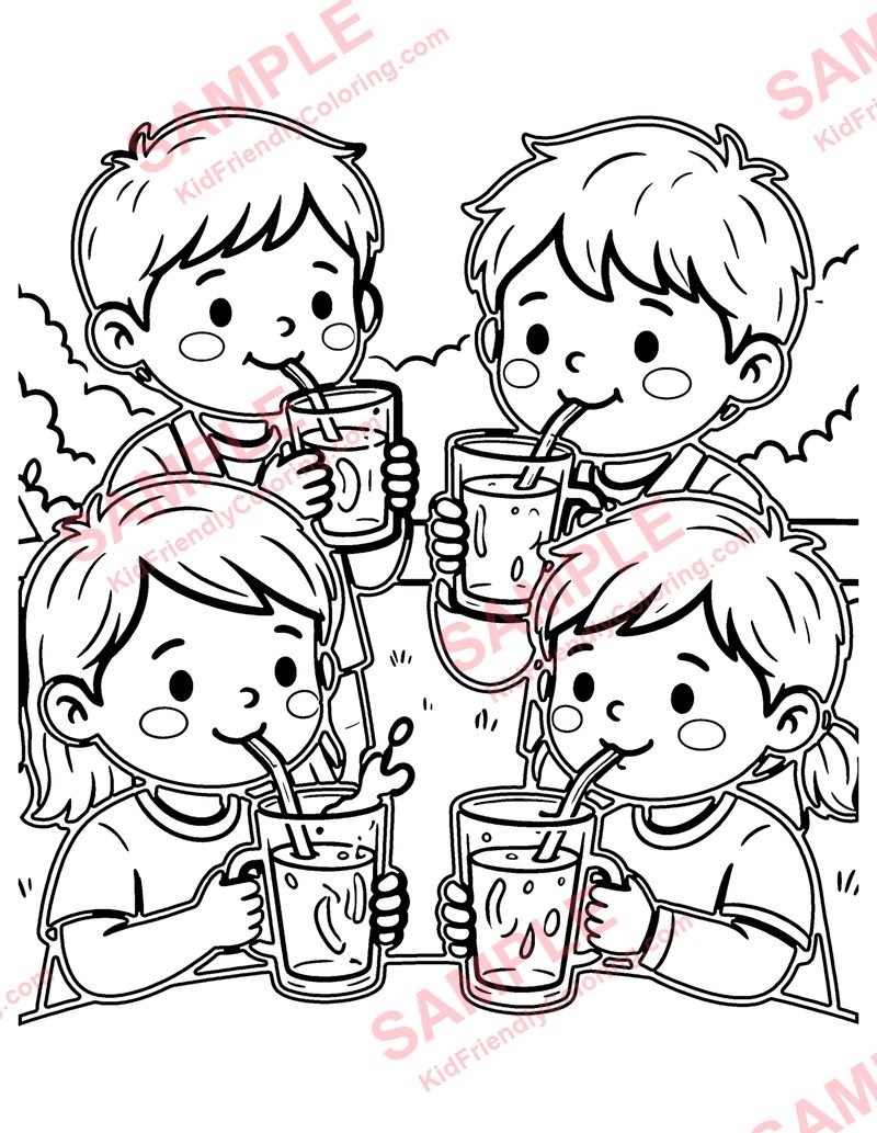 Apple Cider coloring page preview