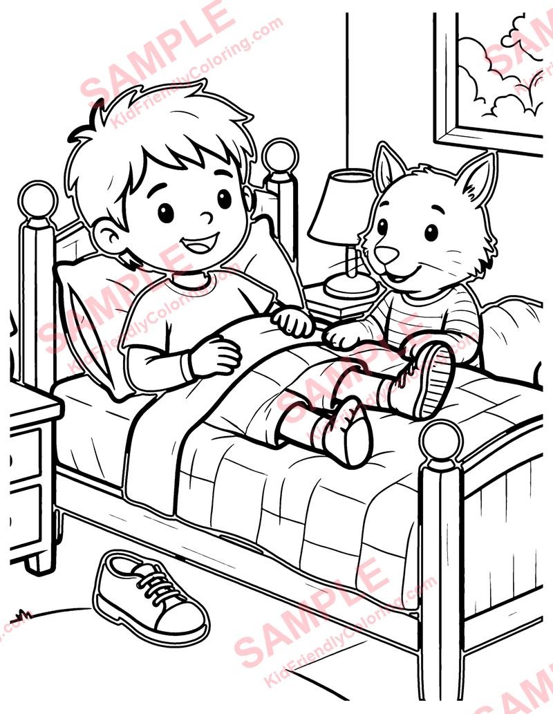 Diddle, Diddle, Dumpling coloring page preview