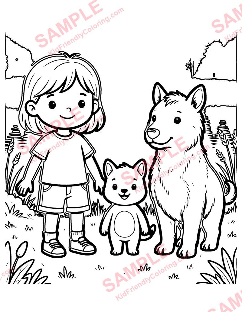 Foggy Morning coloring page preview