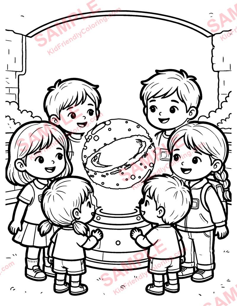 Galaxy Map coloring page preview