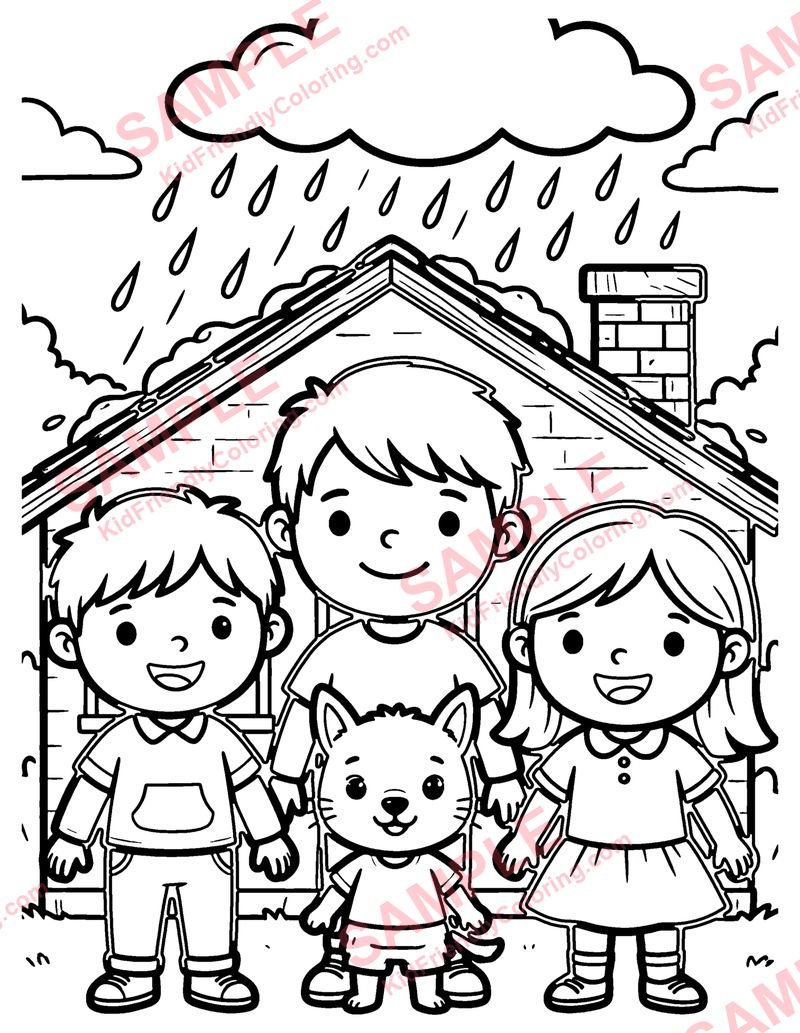 Hailstorm coloring page preview