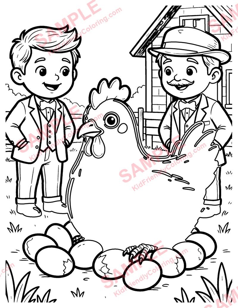 Higgledy Piggledy coloring page preview