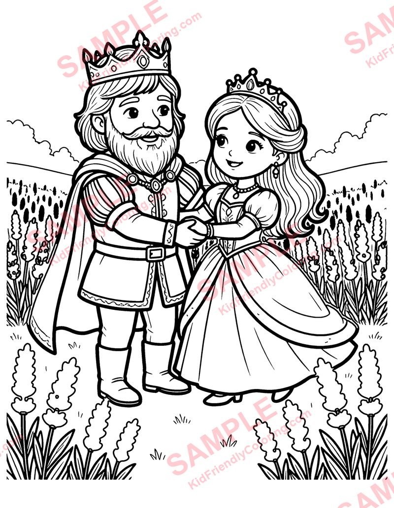 Lavender's Blue coloring page preview