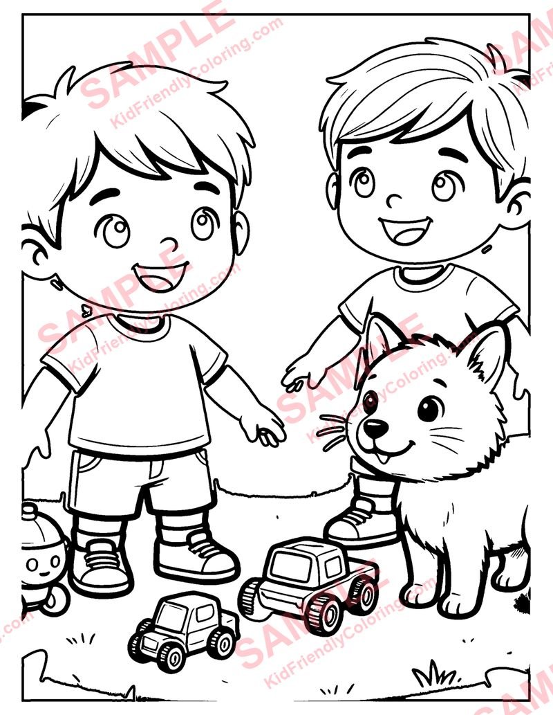 Light-Up Toys coloring page preview