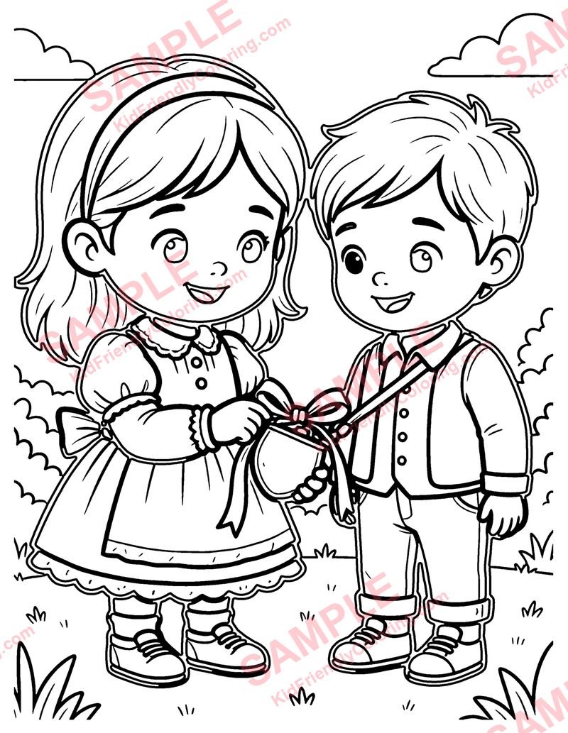 Lucy Locket coloring page preview
