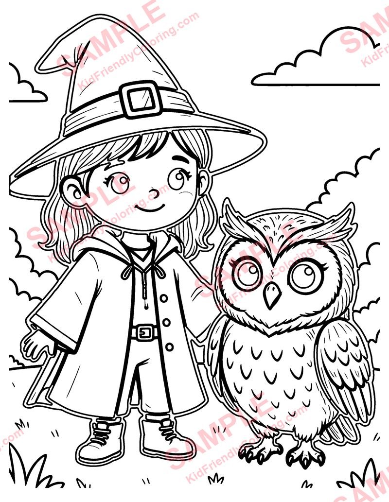 Magic Pet coloring page preview