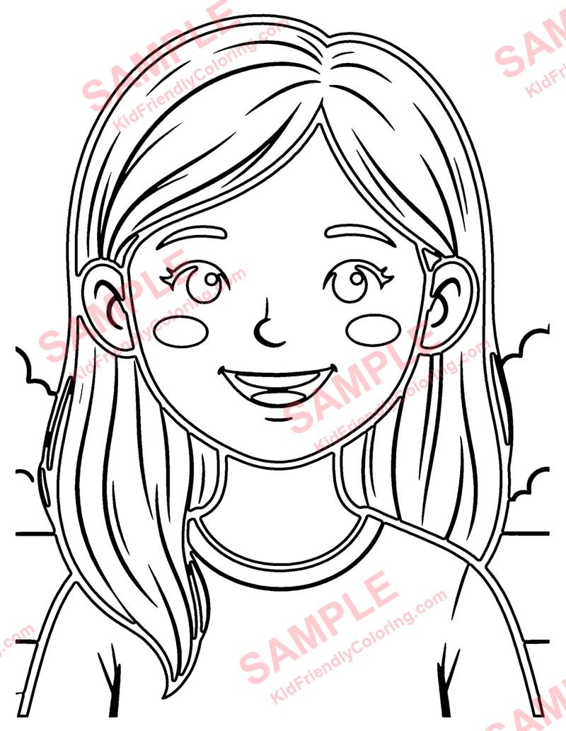 Mona Lisa Inspired coloring page preview