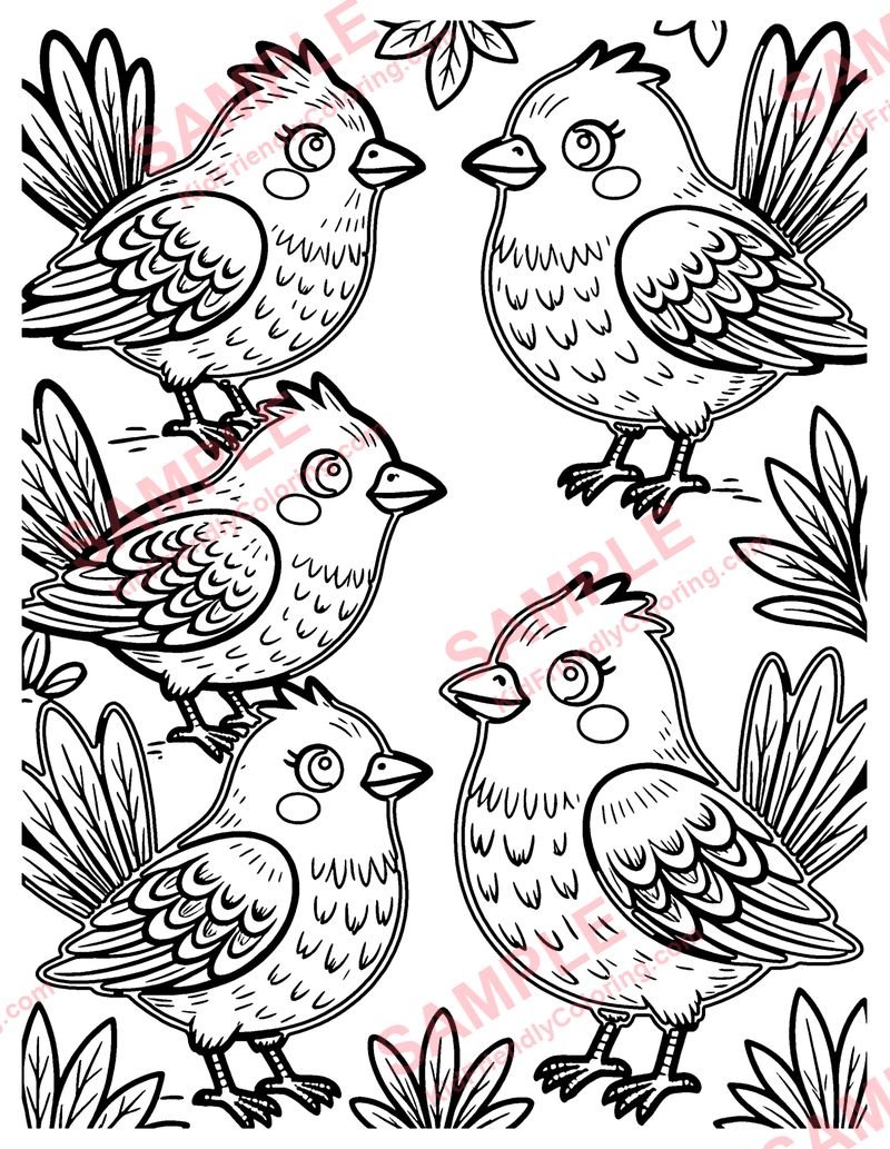 Paper Cut Art coloring page preview