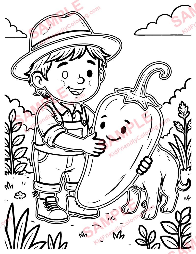 Peter Piper coloring page preview