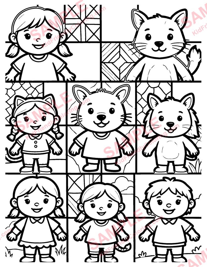 Quilt Patterns coloring page preview
