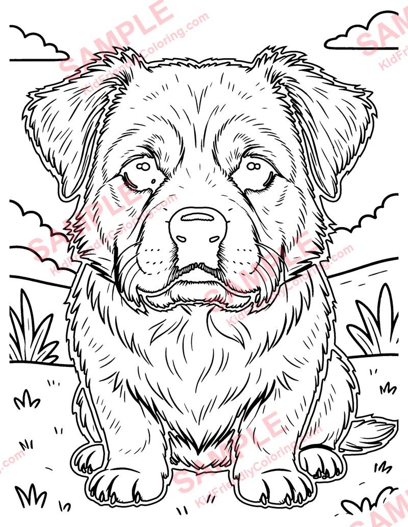 Scottish Fold coloring page preview