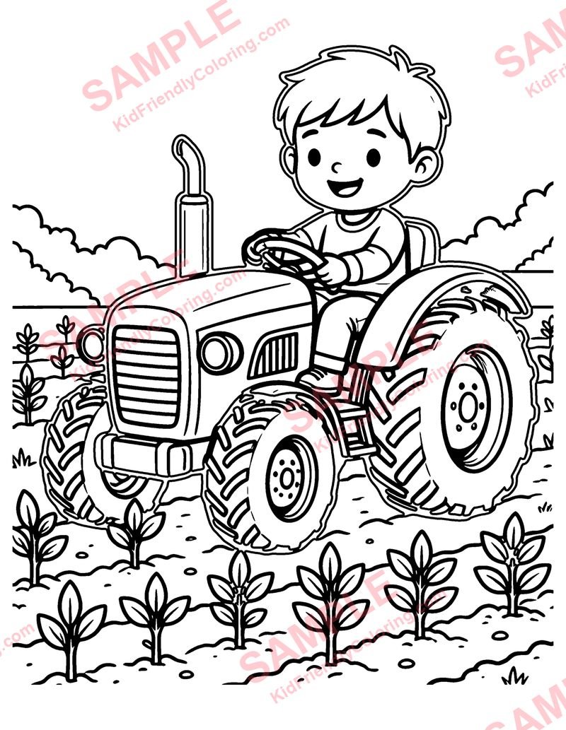 Seed Planter coloring page preview
