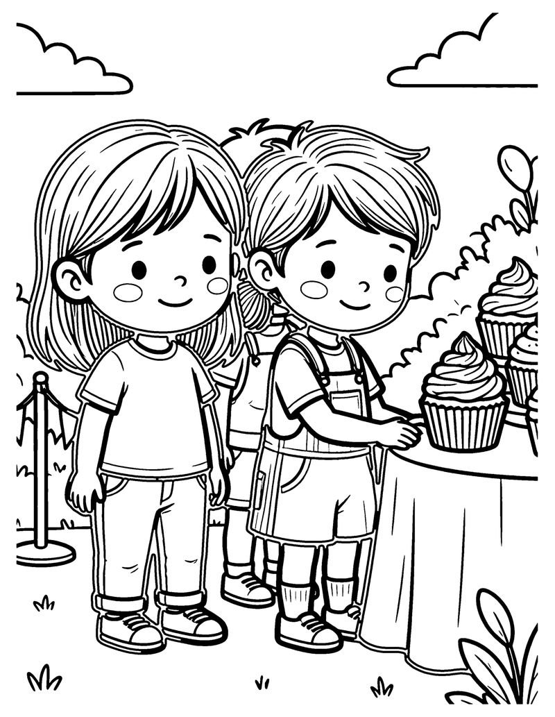 Self-Control coloring page preview