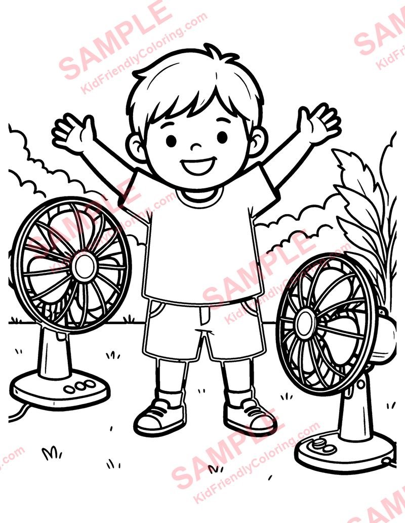 Seventh-Inning Stretch coloring page preview
