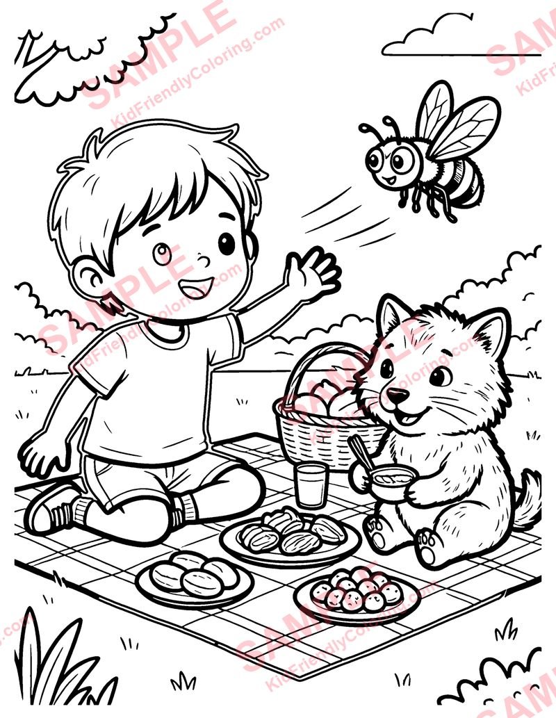 Shoo Fly coloring page preview