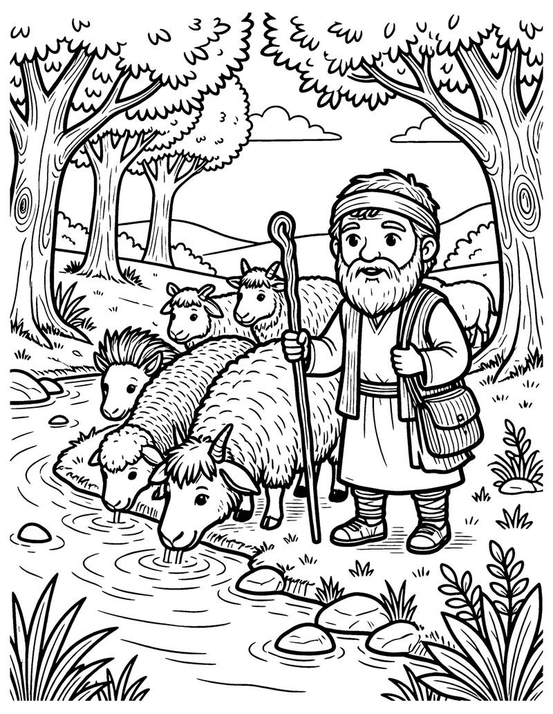 Still Waters coloring page preview