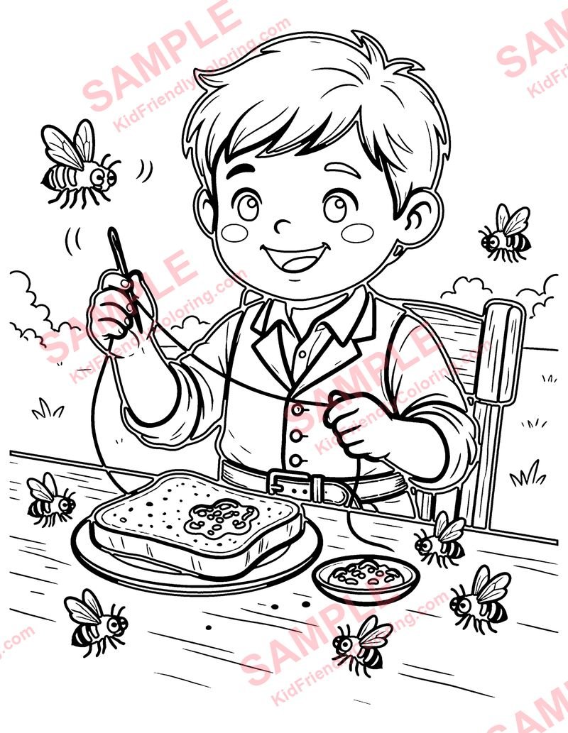 The Brave Little Tailor coloring page preview