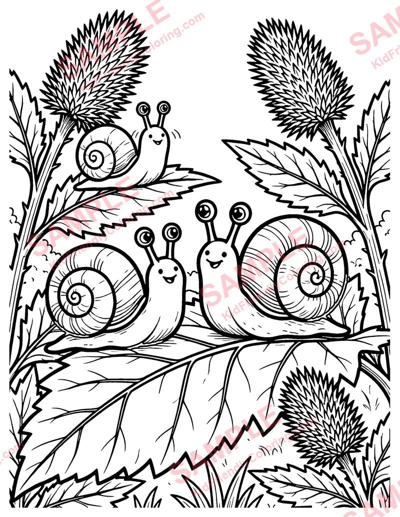The Happy Family coloring page preview
