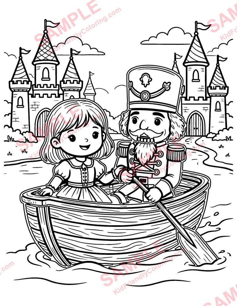 The Land of Sweets coloring page preview
