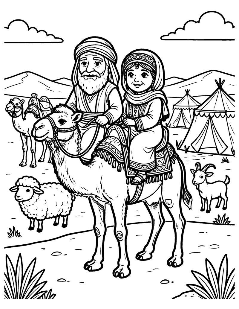 The Long Journey coloring page preview