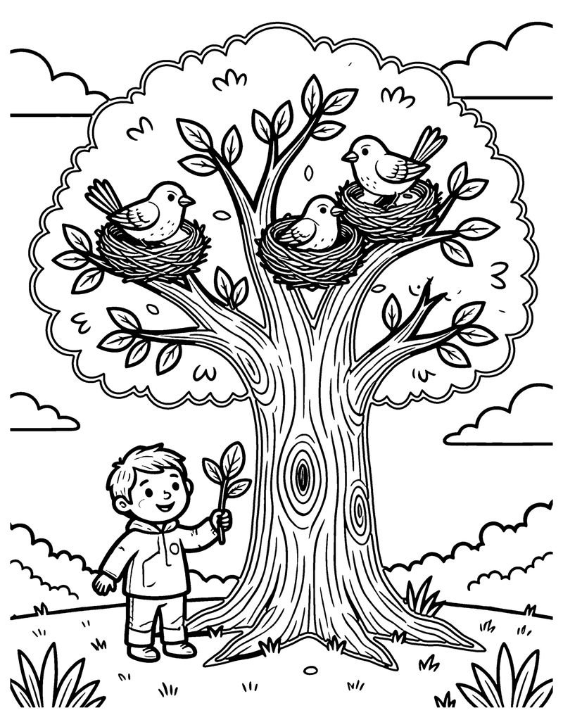 The Mustard Seed coloring page preview