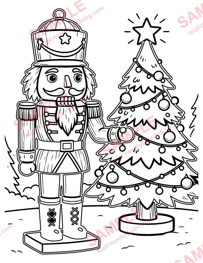 The Nutcracker Prince coloring page preview