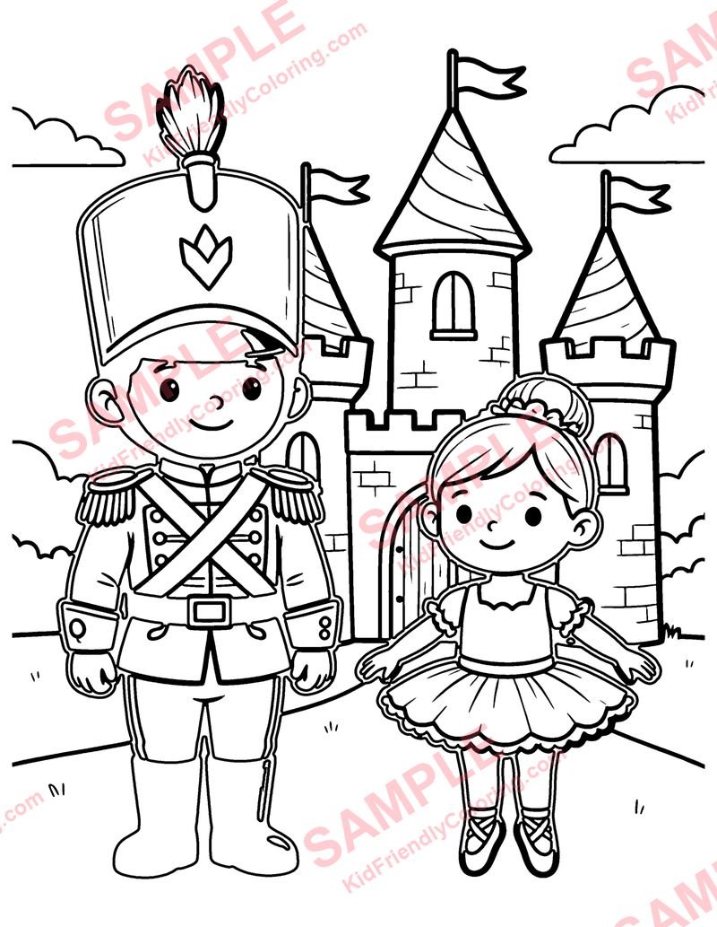 The Steadfast Tin Soldier coloring page preview