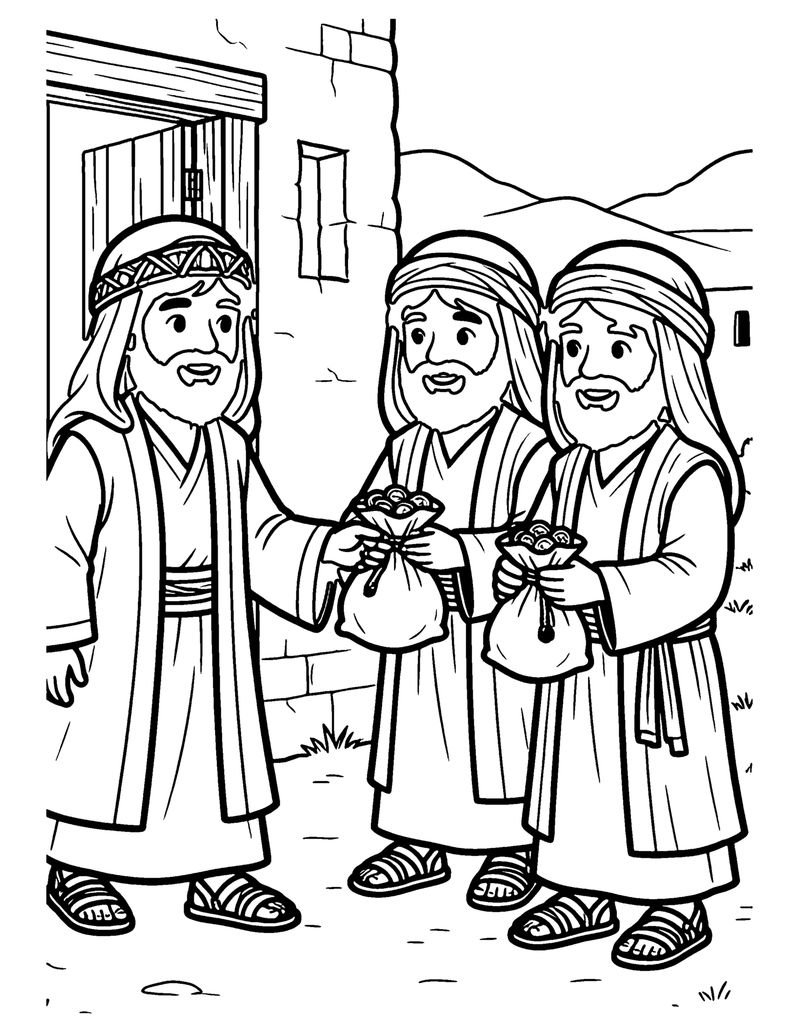 The Talents coloring page preview