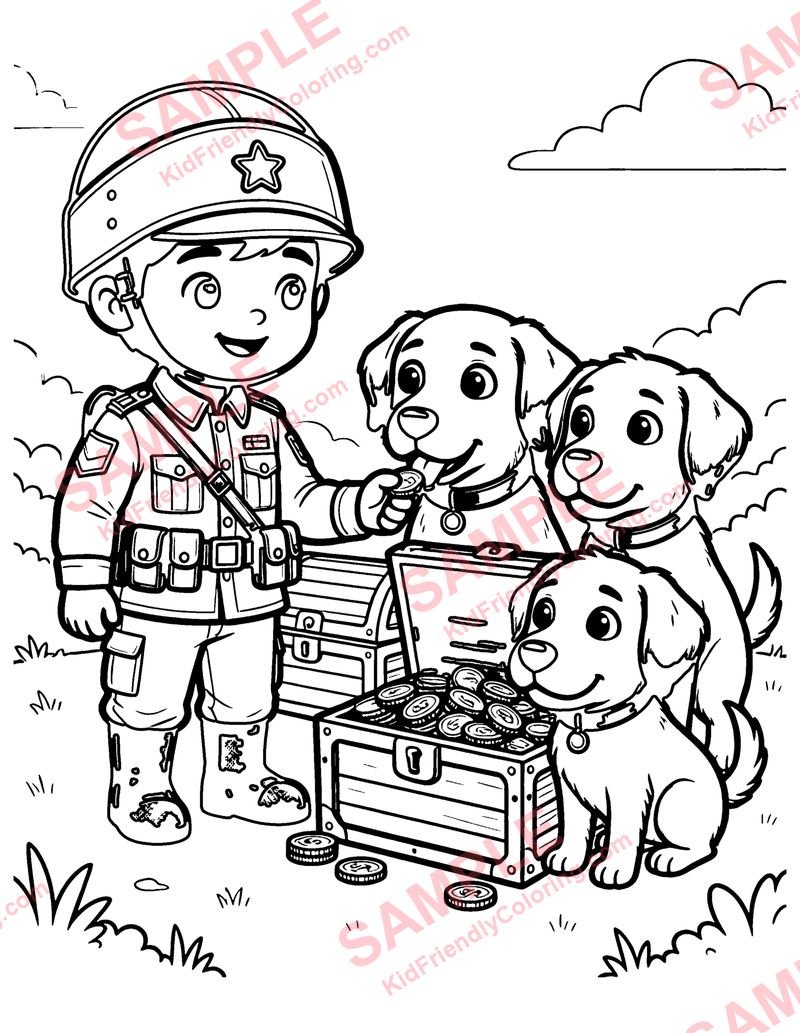 The Tinderbox coloring page preview