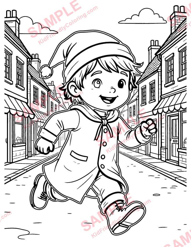 Wee Willie Winkie coloring page preview