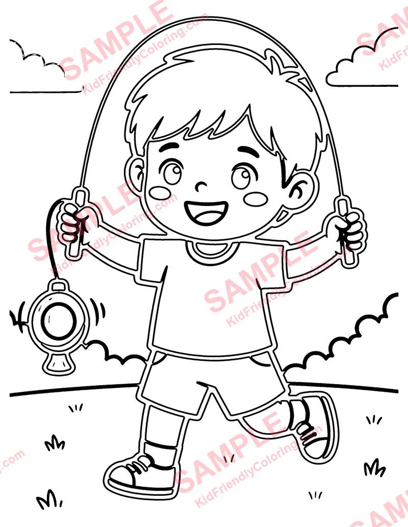 Yo-Yo coloring page preview