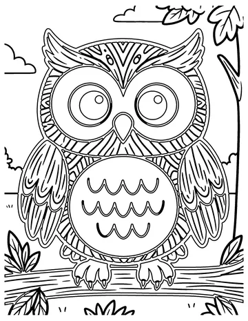 Animal Mandala coloring page