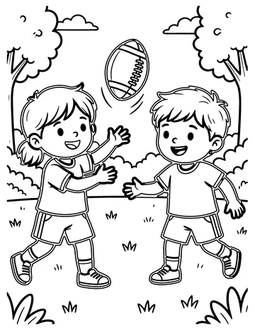 Backyard Football coloring page