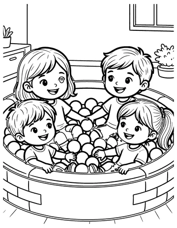 Ball Pit coloring page