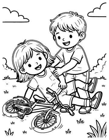 Being Kind coloring page