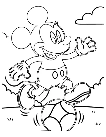Bouncing Ball coloring page