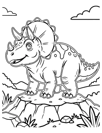 Carnotaurus coloring page