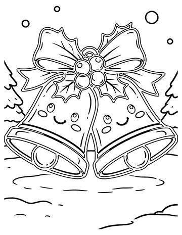 Christmas Bells coloring page