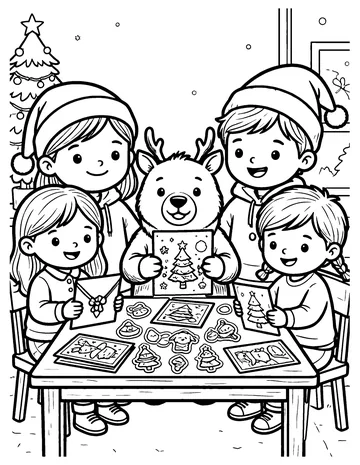 Christmas Cards coloring page