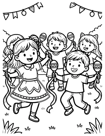 Cinco de Mayo coloring page