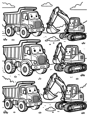 Construction Toys coloring page