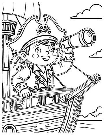 Crow's Nest Lookout coloring page