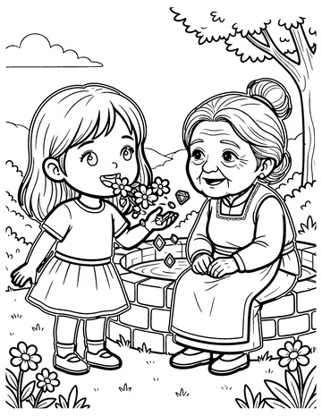 Diamonds and Toads coloring page