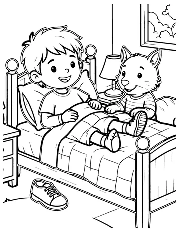 Diddle, Diddle, Dumpling coloring page