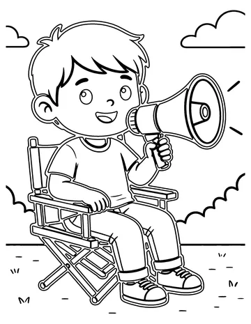 Director's Chair coloring page