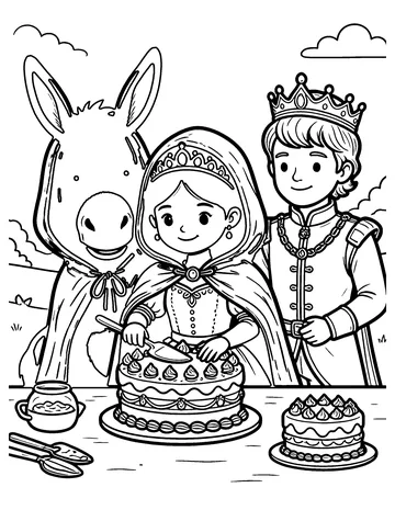 Donkeyskin coloring page