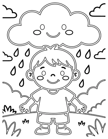 Doodle Cloud coloring page