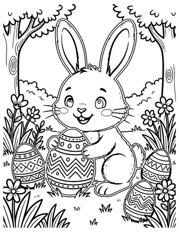 Easter Bunny coloring page